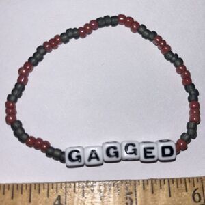 Handmade Beaded Elastic Stretch Bracelet Accent Jewelry adult humor
